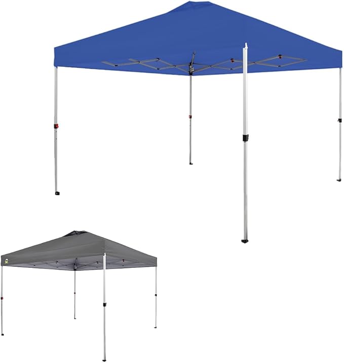 Garden Winds Custom Fit Replacement Canopy Top Cover Compatible with Everbilt Brand and The Crown Shades Brand RM100B CS-CST1010 10' X 10' Pop Up - Upgraded Performance RIPLOCK 350 Fabric - True Navy