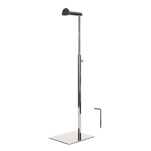 Bags Display Rack Stainless Steel Handbag Display Holder for Clothing Shops Shopping Malls Mirror - Stylish Multifunctional Design Durable Rust Easy Installation (Mirror Silver)