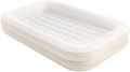 Intex 66811EP Inflatable Kidz Travel Bed Set Includes Hand Pump and Carry Bag Removable Mattress Quick Inflation Indoor Use 42in x 66in x 10in Beige Color with Star Print Frame