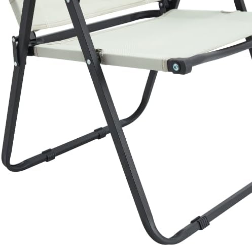 Camping Chairs 2-Piece Folding Outdoor Chair for Picnic Camp Beach Wedding Backyard BBQ Party Patio RV Heavy Duty Portable Chairs for Adults Teens