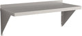 18 Gauge Stainless Steel 15 x 36 Solid Wall Shelf