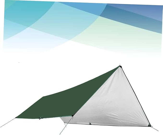 POPETPOP 1Set Large Camping Tent Footprint Tarp Groundsheet Mat Multi Function Outdoor Awning Sun Shelter for Beach Shade Durable Windproof Canopy for Camping
