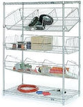 Chrome Bin Pick Rack