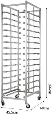 15 Shelf Rolling Rack for Brewery and Beverage Industry Heavy Duty Storage Solution