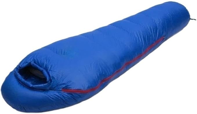Camping Sleeping Bag Warm Down Filled Mummy Style 4 Seasons Travel Sleep Bag for Outdoor Adventures