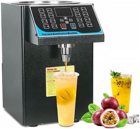 Automatic Fructose Dispenser Metering Machine Efficiently Dispenses Fructose and Syrup Suitable for Restaurants and Snack Shops.