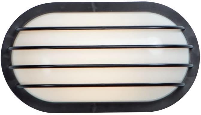 Maxim Bulwark-15W 1 LED Outdoor Wall Sconce-10.5 Inches Wide by 5.75 inches high-Black Finish