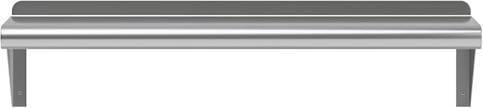 AmGood 8 X 30 Stainless Steel Wall Shelf | Metal Shelving | Garage Laundry Storage Utility Room | Restaurant Commercial Kitchen | NSF