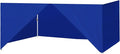 Eurmax USA Full Zippered Walls for 8x12 Easy Pop Up Canopy Tent4 Walls ONLY(Royal Blue)
