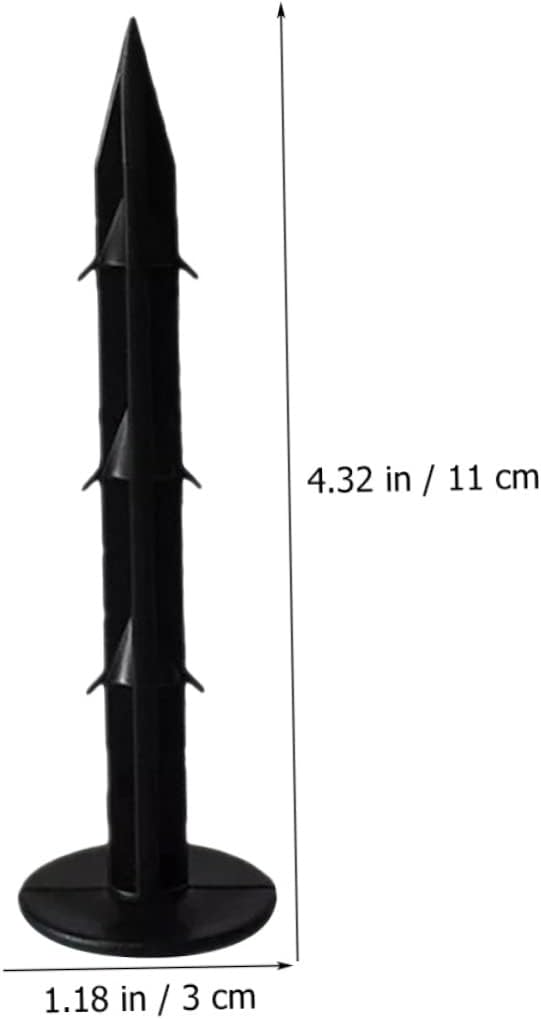 BESPORTBLE 120Pcs Plastic Garden Stakes for Ground Fixing Weather-Resistant Lawn Nails for Landscaping and Garden Use Sturdy Plastic Ground Pegs for Plant Cloth and Shade Cloth