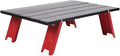 BESPORTBLE Folding Table for Camping Picnic Outdoor Use Lightweight Red Table Sturdy Legs and Easy Setup for Traveling and Kitchen Storage