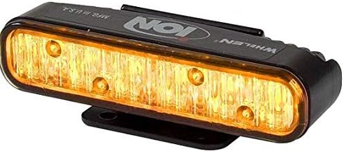 Whelen Ion Series Super-Led Emergency Lighthead - Amber Warning Light for Police &amp Emergency Vehicles - Ultra Bright Professional-Grade - Durable Hard-Coated Lens - 25 Flash Patterns