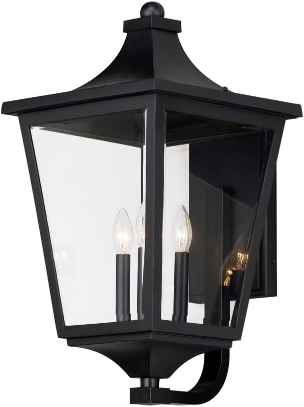 Maxim Sutton Place VX - 3 Light Outdoor Wall Mount-24.75 Inches Tall and 13 Inches Wide