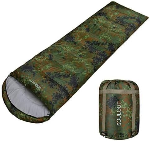 3-4 Season Sleeping Bag for Adults &amp Kids Lightweight Warm Cold Weather Camping Bag with Waterproof Compression Sack – Portable for Hiking Backpacking Traveling &amp Outdoor Adventures