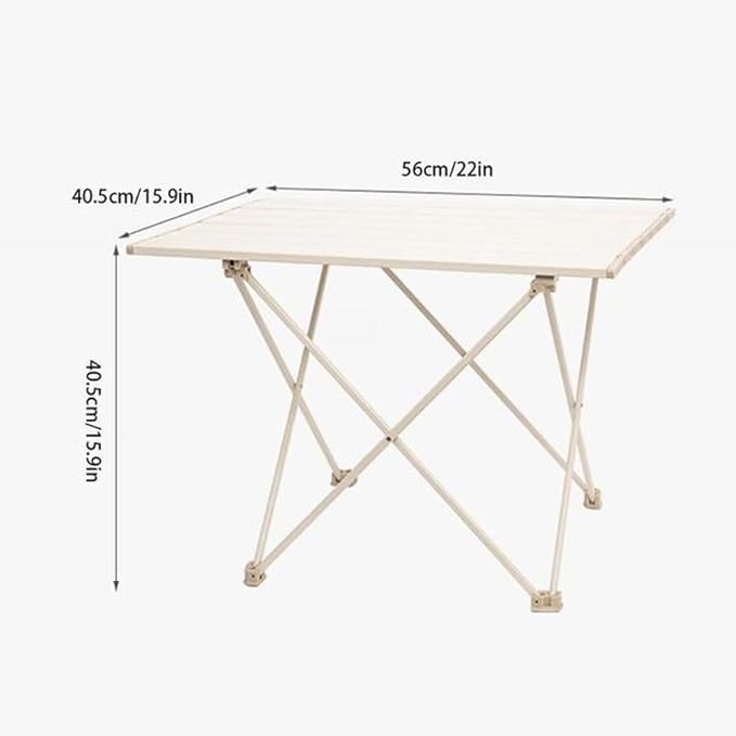 Outdoor Camping Table Light Weight Camping Portable Foldable Table Dinner Desk Fishing Beaches Picnic (D 1)