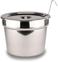 Stainless Steel Insert Pan With Lid For 11 quart Soup/Food Warmer 11-1/2 X 9 (ladle not included)