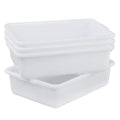 Small Bus Tubs Commercial Set of 4 Plastic Wash Basin 8 Liter