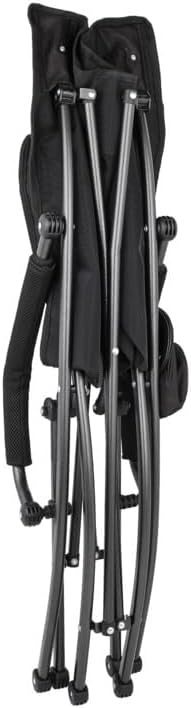 Cascade Mountain Tech Heavy Duty Folding Camp Chair Black