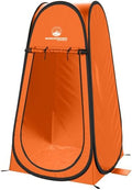 Wakeman Pop Up Changing Tent 3.3 x 3.3 x 6.2ft Camping Shower Tent for Portable Toilet Stall or Dressing Room with Carry Bag for Camping Beach or Tailgate Polyester