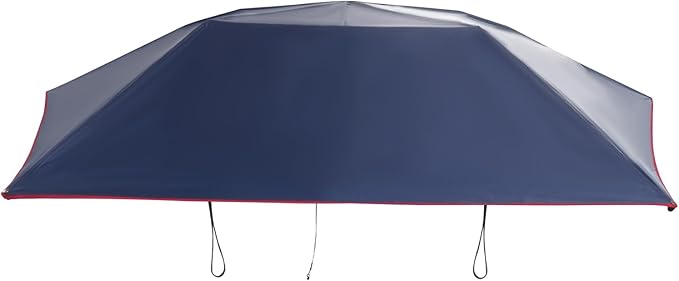 13.78x7.2ft Car Canopy Umbrella Car Sun Shade Umbrella Cover Tent with Wind-Proof Ropes Portable Folding Roof Tent for Cars Protection (Navy Blue)