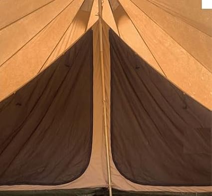 WHITEDUCK Inner Tents for Canvas Bell Tent Half 1/2 &amp Quarter ¼ Inner Tents Tent Accessories Inner Rooms Separate Compartment (3M 4M 5M 6M) (Quarter Inner 6M Avalon Tent)
