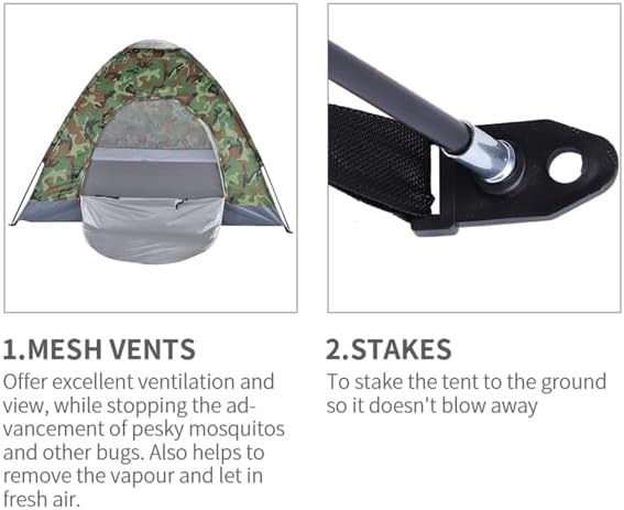 Double Door Camping Dome Tent