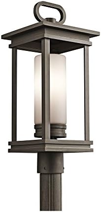 Kichler 49478RZ South Hope Outdoor Post Mount 1-Light Rubbed Bronze