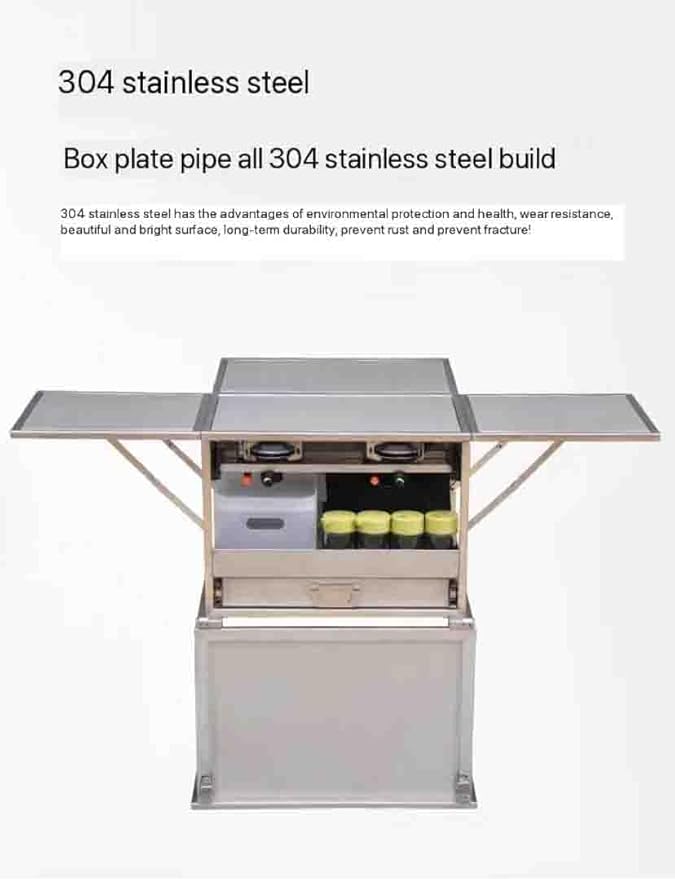 Outdoor Fold Car Mobile Kitchen ConsoleMobile Kitchen Outdoor Supplies Cooking Utensils Camping Picnicself-Driving Equipment