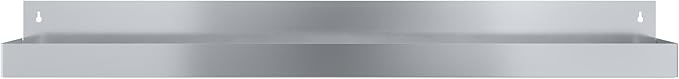 Stainless Steel Speed Rails - Bottle Rack for Bars Restaurants and Service Stations | Wall or Counter Mount (60 Single Rail)