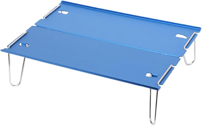 YARNOW Camping Table Portable Small Tea Table Aluminum Alloy for Hiking BBQ Picnic