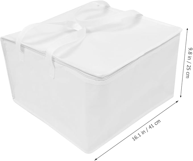Hemoton Food Bag 16.14X16.14X8.66In Insulated Heat Preservation Tote for Takeout Pizza Outdoor Party Portable Food Storage Bag