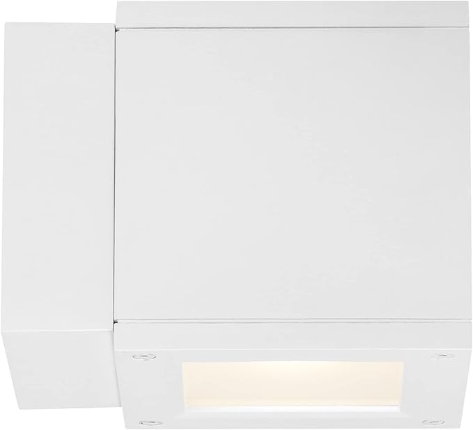 WAC Lighting WS-W2505-GH Rubix LED Outdoor Wall Light Fixture Double Light 3000K Graphite