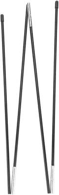 Tent Poles Replacement Tent Poles for Tarp Tent Accessories Lightweight Adjustable Fibreglass with Pointed Head Design Suitable for 2×2m Double Tent for Camping Hiking Outdoor Activity