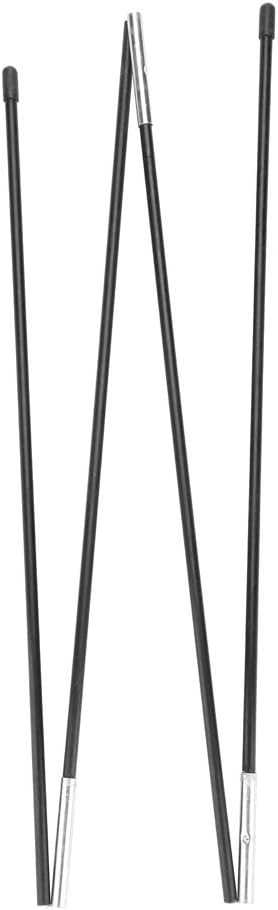 Tent Poles Replacement Tent Poles for Tarp Tent Accessories Lightweight Adjustable Fibreglass with Pointed Head Design Suitable for 2×2m Double Tent for Camping Hiking Outdoor Activity