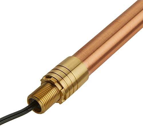 VOLT Conehead 12V Copper Mini Path Light (7 Shade 15 Tall) for Low Voltage Landscape Lighting on Outdoor Pathway Walkway Garden Driveway or Patio