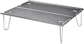 Didiseaon Portable Folding Camping Table Aluminum Mini BBQ Picnic Desk Lightweight Outdoor Side Table for Hiking and Backyard Use