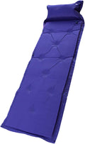 Mipcase Inflatable Sleeping Pad with Pillow Lightweight Camping Mat for Backpacking Hiking and Travel Mattress with Storage Bag for Outdoor Activities Warm and Durable