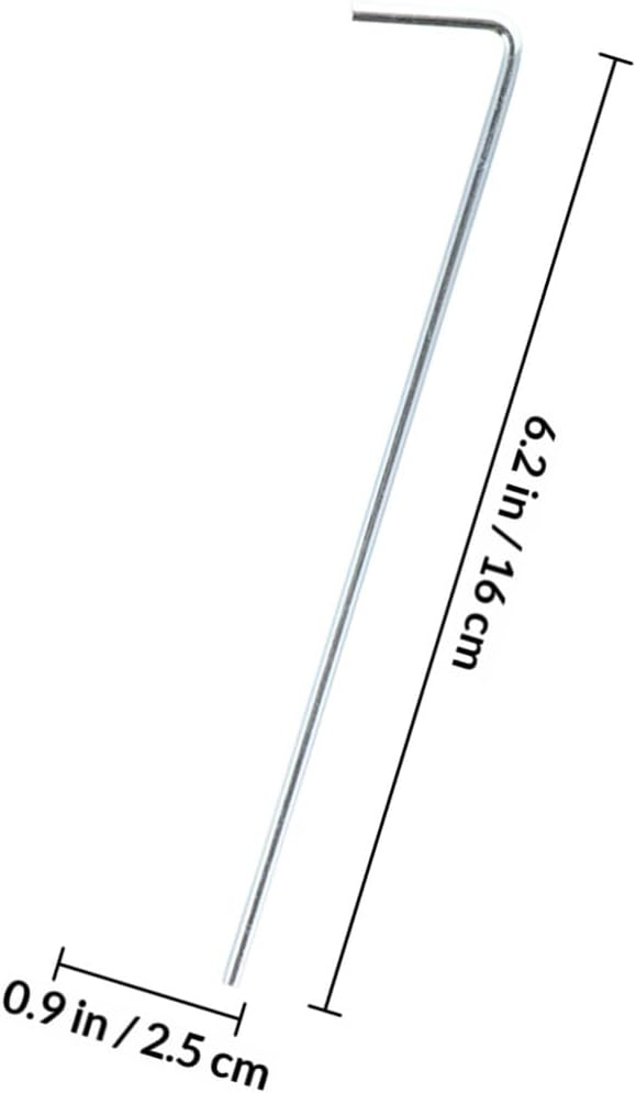40Pcs Heavy Duty Tent Stakes for Camping Garden Ground Pegs Shape Design for Canopies and Tarps Wind Resistant Outdoor Accessories