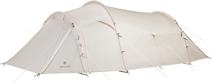 Snow Peak Vault 4 Person Tent Versatile Open Air Shelter Outdoor Adventure Camping Three Seasons Ivory