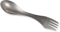 Light My Fire Titanium Spork — Camping Spoon Fork Knife Combo — Reusable Travel &amp Camping Utensils — Unbreakable Non-Toxic BPA Free Outdoor Backpacking Hiking Picnic Utensil — 1 Metal Spork