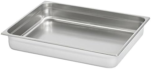 Vollrath 22 Gauge Stainless Steel 2/1 Double Wide Steam Table Pan - 25 5/8L x 20 7/8W x 4D