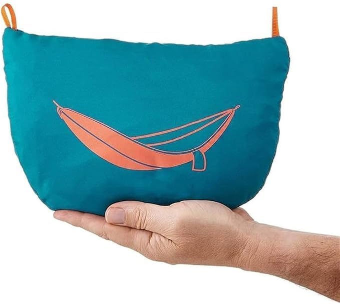Portable Camping Umbrella Hammock Torn Travel Survival Swing Tree Belt Outdoor Beach Backyard (Color: B