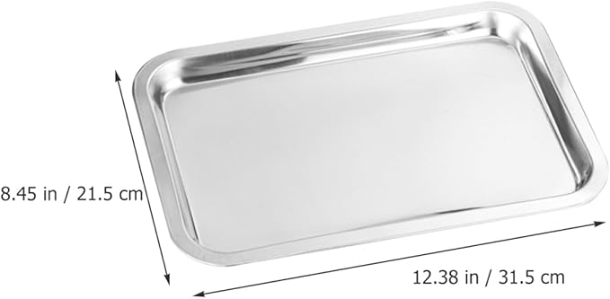 LIFKOME 4pcs Stainless Steel Plates for Boys and Girls Boy Girl Lunch Tray Suction Dish for Camping Home Use