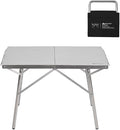 Topyond Camping Folding Table High Temp Edurance and Double Triangle Structure for Stability Camping Table with Storage Bag Portable Table for Camping Hiking and Picnics