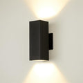 Outdoor Wall Lights Up Down Porch Lights Modern Exterior Light Fixture Waterproof Anti-Rust Outdoor Wall Sconce14wMatte Black (BD001)