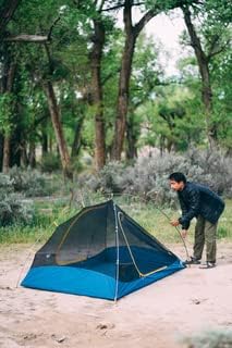 Sierra Designs Full Moon – Lightweight Backpacking and Camping Tent Polyester Flysheet - 2 Door 2 Vestibule Design Included Burrito Bag for Easy Storage