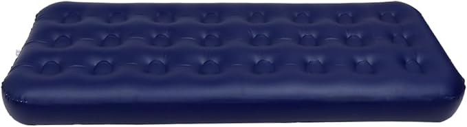 Mipcase 1Pc Inflatable Air Mattress Bed Portable Single Camping Cushion Foldable Travel Mat for Outdoor Use Odorless Breathable Easy to Clean for Camping and Road Trips