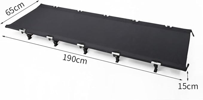 BESPORTBLE Portable Folding Camping Cot Lightweight Outdoor Bed for Guests Easy Storage Design for Camping Hiking and Beach Trips