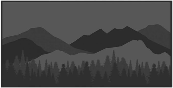Kuma Outdoor Gear Mountain Wilderness Mat 18''x9'' Black/Grey