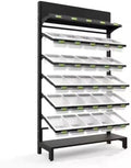 Store Display Rack Wall Mounted Storage Rack Supermarket Convenience StoreSupermarket Vegetable &amp Fruit Storage Rack - Retail Display Shelf for Kitchen Pantry &amp Supermarket - Durable Shelv